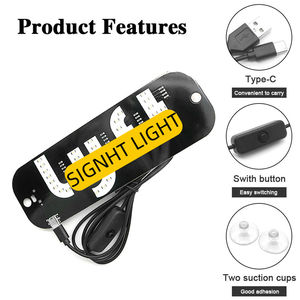 Nouvelle lumière de taxi universelle LED USB pour décorations de voiture, accessoires de conversion de couleur - Product Image 4
