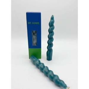 B-Kct0087 B-Kct0087 เทียนเชิงเทียนแบบบิดเกลียว 2 ชิ้น - สีน้ำเงินกรมท่า - Product Image 2