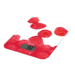เครื่องชั่งครัวดิจิตอล BENESSERE Ks 19 สีเบอร์รี่ไวท์เรด รุ่น 70405 รับน้ำหนักได้ 5 กก. ความละเอียด 0.1 กรัม วัสดุ ABS คุณภาพสูง คุ้มค่าราคา - Product Image 3