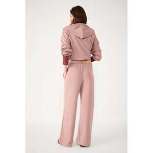 Pantalons décontractés en coton coupe droite - Product Image 5