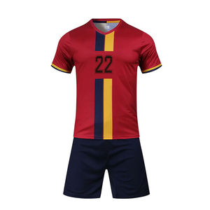 Ensembles de vêtements de football/motif de conception en gros Kits de football à manches courtes ensemble de maillots de football uniformes de sport chemises de gardien de but - Product Image 4