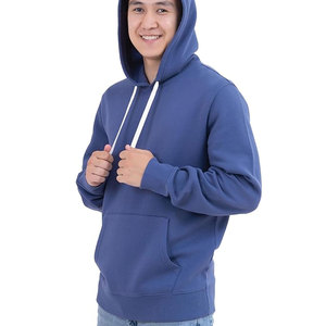 La mejor calidad para la venta de invierno Sudadera con capucha de lana de algodón suave Estampado Liso Peso pesado 480GSM Sudaderas con capucha Etiqueta privada Sudaderas con capucha de manga larga - Product Image 5
