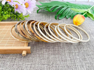 Bracelets en os de corne Top Designer Rond avec Design en laiton Bracelets en corne de buffle Bijoux en gros faits à la main Inde par artisanat de luxe - Product Image 5