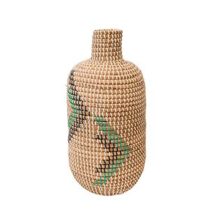 Bouteille d'eau décorative en jonc de mer fabriquée au Vietnam Matériau écologique pour la décoration intérieure et la décoration de la vaisselle Vente en gros - Product Image 1