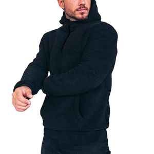 Sweat à capuche léopard QUICKSHOW Streetwear, tissu double face, fermeture éclair, couleur contrastée, camouflage, sweat à capuche réversible, fermeture éclair, sweat à capuche ample pour hommes - Product Image 5