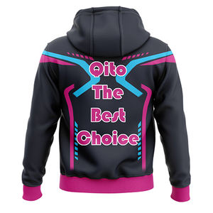 Fully Customized Unisex <b>Full</b> <b>Zip</b> <b>up</b> <b>Hoodies</b> 100% Polyester with <b>Zip</b> Sublimation Sweatshirt Embroidered Pattern OEM Service US - Product Image 4