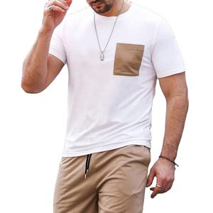 Camisetas de Hombre de Color Sólido Personalizadas de Alta Calidad, Camisetas de Hombre Más Vendidas a Precio Económico, Diseño Personalizado, Precio al por Mayor - Product Image 3