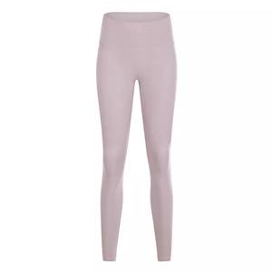 กางเกงเลกกิ้งเอวสูงสำหรับผู้หญิงกางเกงโยคะฟิตเนสแบบเรียบง่ายพร้อมคุณสมบัติเอวสูง - Product Image 5