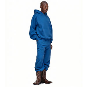 Custom plus-size hoodies, neutral street style, thickened dropped shoulders support personalized logo pattern printing design - Product Image 3