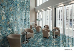 Azulejos de porcelana esmaltada pulida brillante de la mejor calidad 600x1200 Estilo de diseño moderno para cocina Baño Sala de estar-Ladrillo refractario - Product Image 5