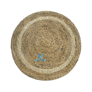 Jacinthe d'eau fait à la main écologique motif géométrique tapis et tapis pour voiture et maison taille et couleur personnalisables - Product Image 1