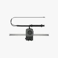 Accessoire d'imprimante 3D série H2 - Tête d'outil, assemblage axe X, plastique, métal, noir/argent, compatible avec les modèles laser H2D/H2S/H2C