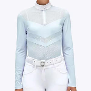 Vente en gros Prix Sports de plein air Chemise de spectacle équestre pour dames Polyester personnalisé fabriqué au Pakistan - Product Image 4