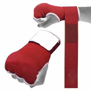 ELÁSTICO DE ALTA CALIDAD 180 PULGADAS IMPRESIÓN PERSONALIZADA BOXEO MANOS IMPRESO LOGOTIPO PERSONALIZADO MEDIO DEDO PALMA PROTECCIÓN GUANTE DE ENTRENAMIENTO - Product Image 3