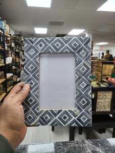 Elegante marco de fotos con incrustaciones de hueso de 8,5x6,5 pulgadas hecho a mano estilo Vintage decoración del hogar soporte de foto artesanal - Product Image 3