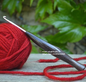 Haute qualité résine bois Crochet crochet luxe à la main aiguilles à tricoter pour couture tailleur outils de couture - Product Image 3