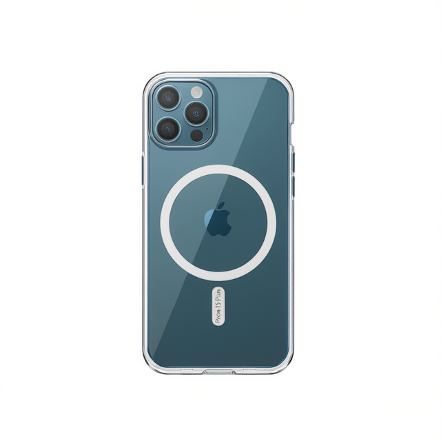 For Transparent Case for iPhone 15 Plus Non-Yellowing Mobile Phone Cover