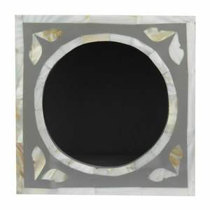 Caja de pañuelos de diseño moderno con incrustaciones de perlas madre de lujo, forma cuadrada de 5x5x5 pulgadas para salpicadero de coche, fabricada por Tradnary - Product Image 3