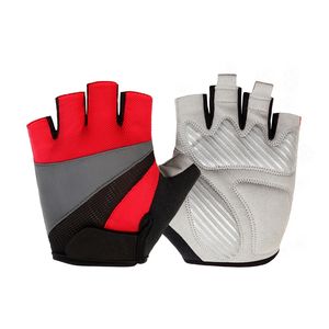 Vente en gros de gants de cyclisme professionnels personnalisés pour la course demi-doigts rembourrés durables et respirants à bas prix - Product Image 5