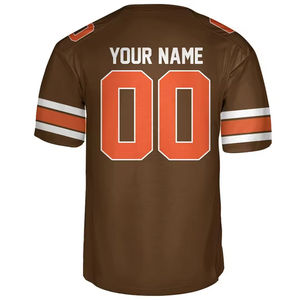 Camiseta de fútbol americano de entrenamiento de secado rápido de poliéster 100% a la moda con tela personalizable - Product Image 3