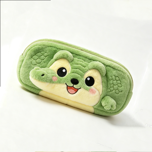 Customized Crocodile plush pencil <b>case</b> Cute alligator plush pencil bag crocodile pencil <b>case</b> Animal plush pencil pouch - Product Image 6