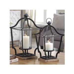 Porte-bougie hurricane en métal élégant pour une utilisation intérieure et extérieure, idéal pour les mariages, les fêtes, les célébrations et la maison - Product Image 3