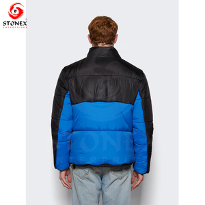 Diseño de ropa para hombre, gran oferta, chaquetas acolchadas blancas de marca de lujo para hombre, chaqueta acolchada brillante gruesa de invierno con capucha de burbuja personalizada - Product Image 3