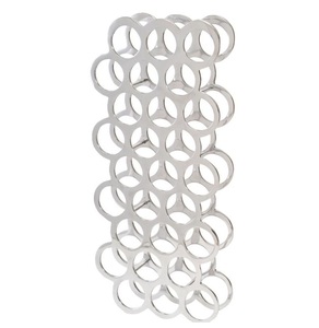 Estante de vino de champán dorado de acero clásico para el hogar o la fiesta, soporte de exhibición de escritorio elegante, soporte de estante de vino de Metal de hierro independiente - Product Image 4