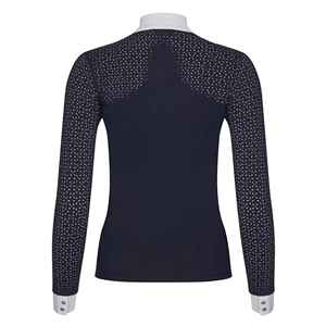 New Arrival Custom Women <b>Equestrian</b> Durable Short Sleeve Top Stylish Long Sleeves Horse Riding Show Shirt - Product Image 5