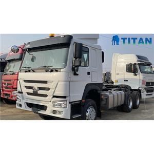 Camion tracteur d'occasion Howo 420HP RHD Diesel Automatique 6x4 avec suspension pneumatique et siège conducteur – Camion tracteur lourd 6x4 - Product Image 2