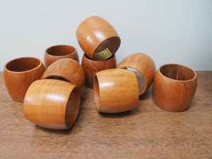 Modern Eco-Friendly Napkin <b>Rings</b> <b>Resin</b> Metal Wood & Glass Customized Size Table Decor by MS Handicraft - Product Image 2