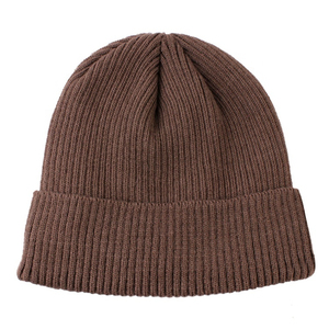 Bonnet en laine côtelé décontracté personnalisé pour homme, bonnet chaud d'hiver, nouveau bonnet en laine tissé pour homme pour l'hiver - Product Image 4