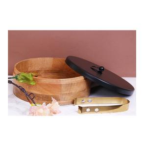 Nuevo diseño de caja de madera para servir Chapati, utensilios de cocina para el hogar, uso en hoteles, buena caja de madera pulida Chapati con tapa, precio al por mayor - Product Image 5
