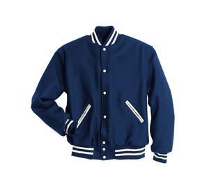 Chaqueta universitaria de alta calidad unisex personalizable transpirable de talla grande ropa de calle de invierno con cremallera chaqueta de béisbol universitaria para hombres - Product Image 6
