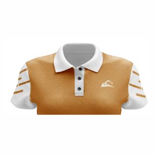 Polo de mujer personalizado al por mayor, ropa deportiva de punto de poliéster transpirable con diseños impresos o logotipos - Product Image 4