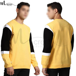 Trendy OEM ODM Service Comfortable Unique Design Sweatshirts Slim Fit Crewneck Pullover Soft <b>Fleece</b> Casual Wear Autumn Winter - Product Image 5