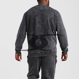 Vente en Gros Concevez Votre Propre Sweat et Pantalon de Survêtement Lavé à l'Acide Survêtement Polaire Personnalisé pour Hommes - Product Image 4