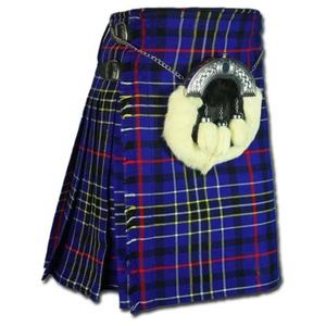 Elegante Kilt Tradicional Escocés con Detalles de Cadena de Esporón de Primera Calidad, Diseño Auténtico de las Tierras Altas, Hecho en Pakistán, Modelo 0075-KB - Product Image 6