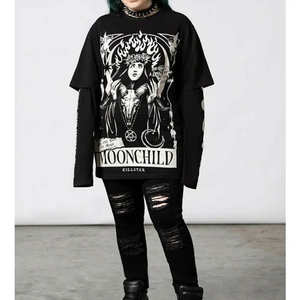 Camiseta de Doble Capa Personalizada para Hombre, Camisetas con Estampado Gráfico de Alta Calidad, 100% Algodón, Camiseta de Manga Larga de Doble Capa Gruesa - Product Image 4