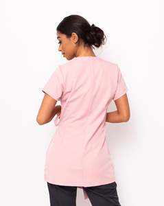 2025 nueva moda Color liso elegante cintura ajustable restaurante personal usa Top con mallas medias al por mayor tarifas baratas - Product Image 2