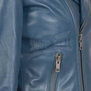 Chaqueta de cuero ligera para mujer Chaqueta de cuero cómoda y transpirable para mujer Chaqueta de cuero fácil de usar para mujer - Product Image 5