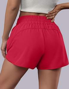 <b>Women</b> Shorts High Waist Summer Fashion Breathable Sportswear Yoga Running Lounge Streetwear Casual Custom Trendy Brand Clothing - Product Image 3