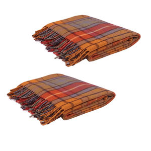 Manta de tartán antiguo Buchanan de nuevo diseño más vendida del fabricante indio - Product Image 3