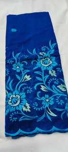 Vestido bordado de gasa de algodón elegante personalizable diseños tejidos multicolores con Thoub sudanés para Mutaras - Product Image 5