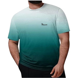 Camiseta Sublimada Unisex Extra Grande Personalizada, Corte Casual, Transpirable, de Secado Rápido, 100% Algodón, Manga Corta, Venta al Por Mayor - Product Image 6