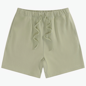 Shorts en molleton français surdimensionnés en gros, 330 g/m², streetwear pour hommes, 100 % coton, shorts de course lourds pour hommes - Product Image 4