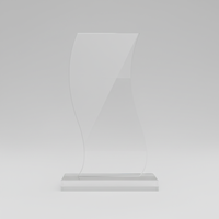 Trofeo Acrílico Ola Infinita |   Premio de Reconocimiento Corporativo Grabado |   Trofeo Deportivo de Diseño Impreso en Letterpress para Premios