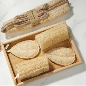 Eco-Friendly Long Loofah for Bath Organic Exfoliating <b>Sponge</b> Manufacturer Direct - Product Image 4