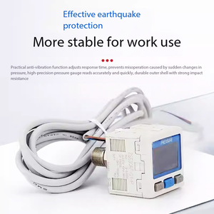 สวิตช์แรงดันดิจิตอล SMC รุ่น ISE30A เกจวัดแรงดันสุญญากาศ ZSE30AF ตัวควบคุมแรงดันสุญญากาศแบบบวกและลบ - Product Image 5