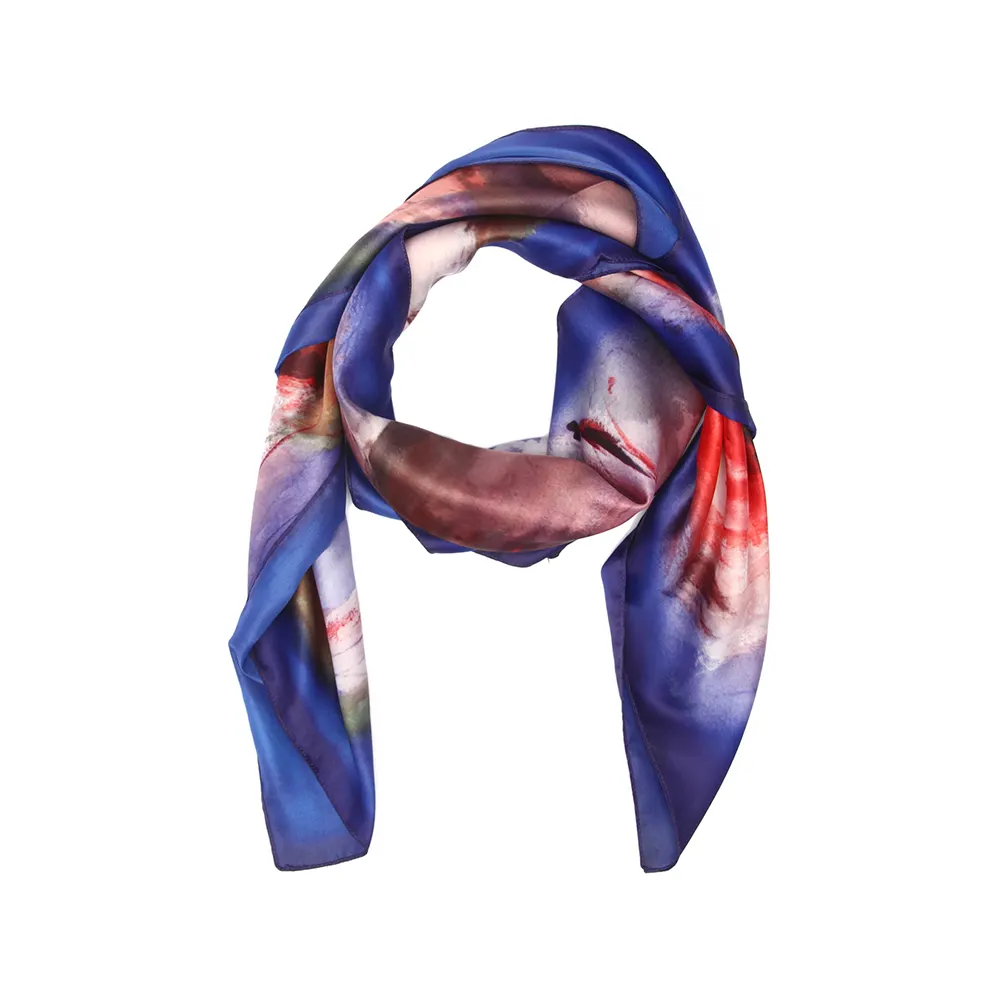 Шелковые шарфы с цифровой печатью, натуральные женские шарфы с цифровой печатью на заказ, оптовая продажа, высокое качество, сделано экспортом Zed Aar